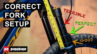 Most Mountain Bikers Get This Wrong And They Really Shouldnt  How To Setup A Mountain Bike Fork [upl. by Anivram]