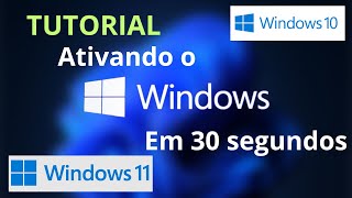 ATIVANDO QUALQUER WINDOWS EM 30 SEGUNDOS 2024  PERMANENTE E SEM PROGRAMAS [upl. by Rodgers]