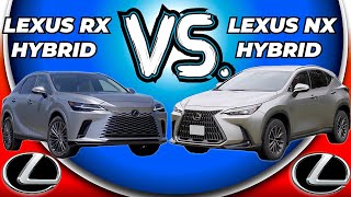 New Lexus Lexus RX hybrid VS New Lexus NX Hybrid comparison [upl. by Bartolomeo]