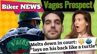 Vagos MC prospect MELTS DOWN in court [upl. by Kroy]