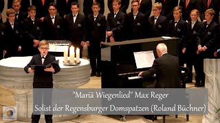 Solist der Regensburger Domspatzen singt quotMariä Wiegenliedquot von Max Reger 2018 [upl. by Oijres]