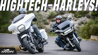 HarleyDavidson Street Glide und Road Glide 2024 im Test  mächtige Zukunft [upl. by Japha]