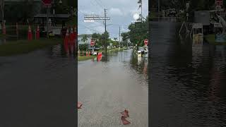 Hurricane Helene Storm Surge Flooding Begins in Florida [upl. by Brose]