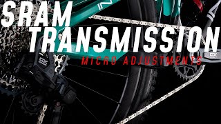 Micro Adjustment on SRAM Transmission [upl. by Mccullough]