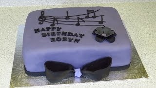 Musical Themed Birthday Cake  How To With The Icing Artist [upl. by Clute]