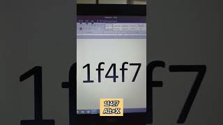 Camera 📸 symbol in ms word shortcut key ytshorts shorts computersymbol [upl. by Arretal]