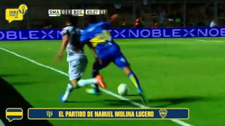 San Martín SJ 0  Boca 1 así jugó Nahuel Molina [upl. by Schnell]