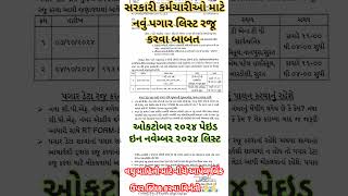 Government Employed Salary Hike 2024 Government Employed Salary List 2024 Gujaratshortsfeed [upl. by Fransen809]