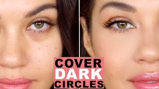 How To Cover Dark Circles and Bags Under Eyes  How to Color Correct  Eman [upl. by Aksoyn]