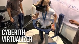 Cyberith Virtualizer und Oculus Rift Walking in VR [upl. by Ybbob64]