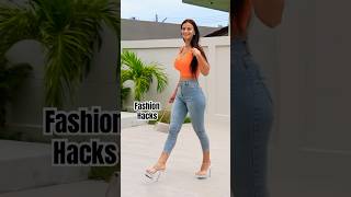 Fashion hacks with tight jeans Trending outfits fashion style jeans [upl. by Aztin436]