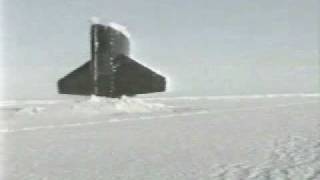 USS HAWKBILL SSN 666 Surfaces Through The Arctic Ice SCICEX 1999 [upl. by Nudnarb47]