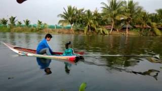 Crazy Thai Drag Race Longtail boat [upl. by Maye600]