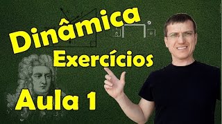 DINÂMICA  CONCEITOS FUNDAMENTAIS  EXERCÍCIOS RESOLVIDOS  AULA 1  Prof Marcelo Boaro [upl. by Lorain878]