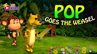 Pop Goes The Weasel with Lyrics  LIV Kids Nursery Rhymes and Songs  HD [upl. by Noseaj816]