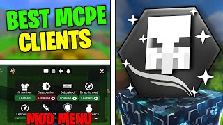 Top 5 Best Clients For Minecraft PE 120 [upl. by Ajssatsan]