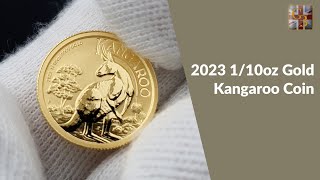 2023 110oz Perth Mint Gold Kangaroo Coin [upl. by True752]