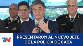 SEGURIDAD CABA I Jorge Macri presentó al nuevo jefe de la Policía de la Ciudad [upl. by Sension874]