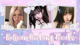 Korean Ulzzang icon decals  decal ids  For your Royale high journal Bloxburg Etc ⊂´･◡･⊂ [upl. by Alleahcim]