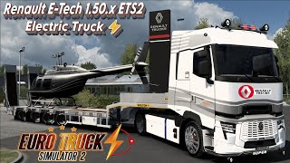 Renault ETech T Sleeper  150x Euro Truck Simulator 2 Fully Electric Truck [upl. by Rufus]