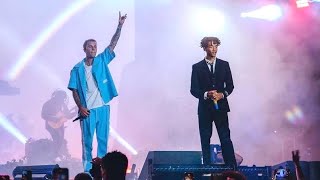 quotNever Say Neverquot performed live by Justin Bieber and surprise guest Jaden Smith in Honolulu Hawaii [upl. by Hound]