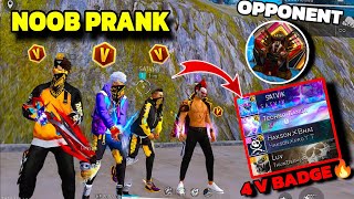 No Internet Prank 😊 लेकिन Satvik ने Hakson Bhai को Gone Wrong 😭 V Badge Player 😱 Garena free fire [upl. by Hermann]