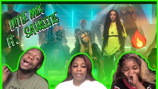 🔥🔥🔥🔥 YASSS  Little Mix  Confetti Official Video ft Saweetie  REACTION [upl. by Acile]