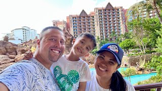 Let’s Fly to Hawaii FULL Tour DVC  Disney Aulani 1 Bedroom Villa Poolside Garden View  ￼Ko’Olina [upl. by Ocirnor]