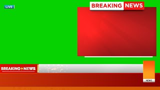 Breaking News Package  Broadcast Lower third  Intro amp Bumper Transitions [upl. by Riffle]