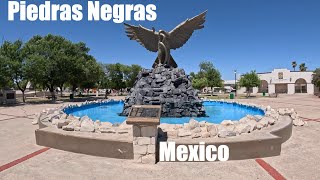 🇲🇽 Piedras Negras  Macroplaza Walk  Mexico [upl. by Notlrak]