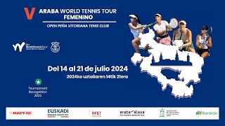 🔴EN DIRECTO 2ª SEMIFINAL V Araba World Tennis Tour Femenino quotOPEN PEÑA VITORIANA TENIS CLUBquot [upl. by Thomson84]