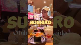 sushiro obihiro part 4 sushi sushiro hokkaido japan traveling food [upl. by Cooe]