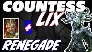 Countess Lix showcase w Renegade cycling those cooldowns Raid Shadow Legends [upl. by Welcy]