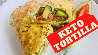 Keto Tortilla z Mąki Migdałowej  Smaczny i Zdrowy Przepis Do Pracy   Aneta Florczyk [upl. by Nilesoy]