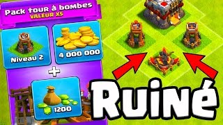 Clash of Clans MAX de Gemmes mise à jour  Tours à bombes  nouvelles troupes et plus [upl. by Kreegar]