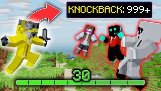 Minecraft Manhunt But XP Gives Me Knockback [upl. by Stephenson]