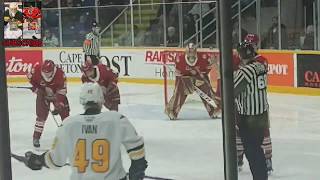 ACADIE BATHURST TITAN VS CAPE BRETON EAGLES  QMJHL HIGHLIGHTS [upl. by Kutchins]