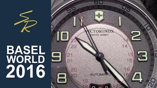 Victorinox AirBoss Automatic Titanium Limited Edition Baselworld 2016 [upl. by Sutsugua]