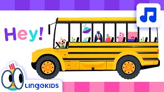 WHEELS ON THE BUS with VEHICLES 🚌🏍️🚜 Songs For Kids  Lingokids [upl. by Annadal138]