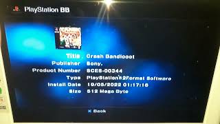 Playstation Broadband Navigator  PSBBN Demo game Cover [upl. by Evie]