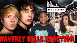 Overnight in Haunted Waverly Hills Sanatorium REACTION  RAE AND JAE REACTS [upl. by Pazice]