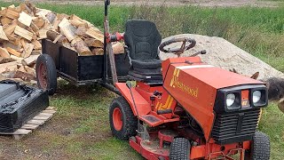 westwood t1200 z przyczepką kosiarka mower traktory mower work lawnmower tractor [upl. by Tiersten]