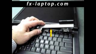 Disassembly Dell Latitude D520  replacement clean take apart keyboard screen battery [upl. by Andreana]