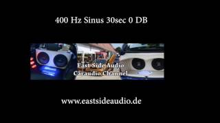 400 Hz Sinus Ton Wave 0DB für Hifi Audio Test Testton 30sec [upl. by Frida]