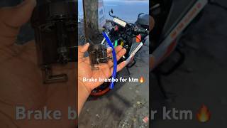 Brake Brembo for KTM🔥 modified viral ktm trending shorts ktmduke ktmduke390 [upl. by Stanwood]