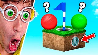 9999 IMPOSIBLE ⛔ HOYO TROLL vs HERMANO 😂⛳ Golf it  TEKENDO [upl. by Oiruam]