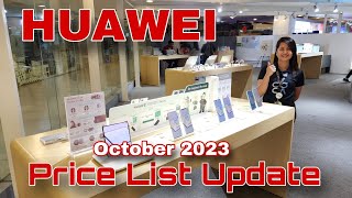 HUAWEI Price List Update October 2023 Huawei Nova Y71  Nova 11 series  Mate Pad series  MateBook [upl. by Einaffyt]