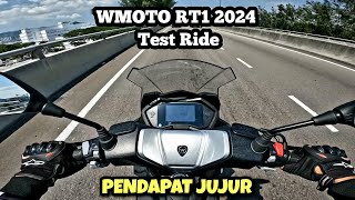 WMOTO RT1 2024 Malaysia  TEST RIDE  PENDAPAT JUJUR [upl. by Yelrihs]