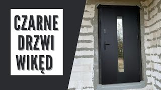 ILE KOSZTUJĄ DRZWI WIKĘD CZARNE DRZWI ZEWNĘTRZNE Z KLAMKĄ [upl. by Aibos]