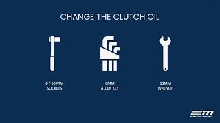 HOW TO CHANGE THE CLUTCH OIL [upl. by Yenoh953]